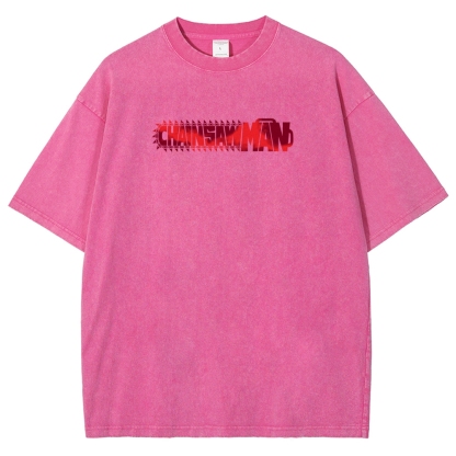 Chainsaw Man Reze Unisex Fit Washed T-Shirt