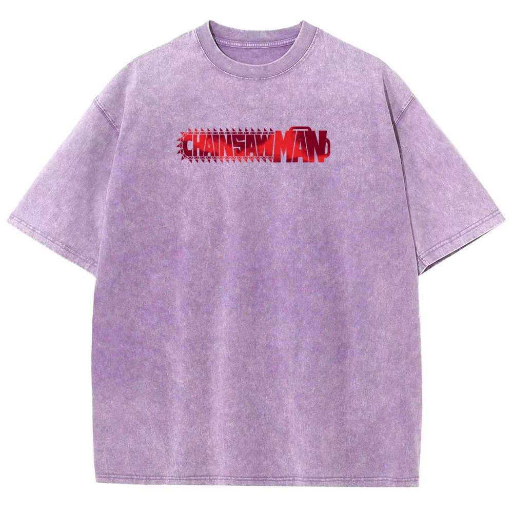 Chainsaw Man Unisex Fit Washed T-Shirt