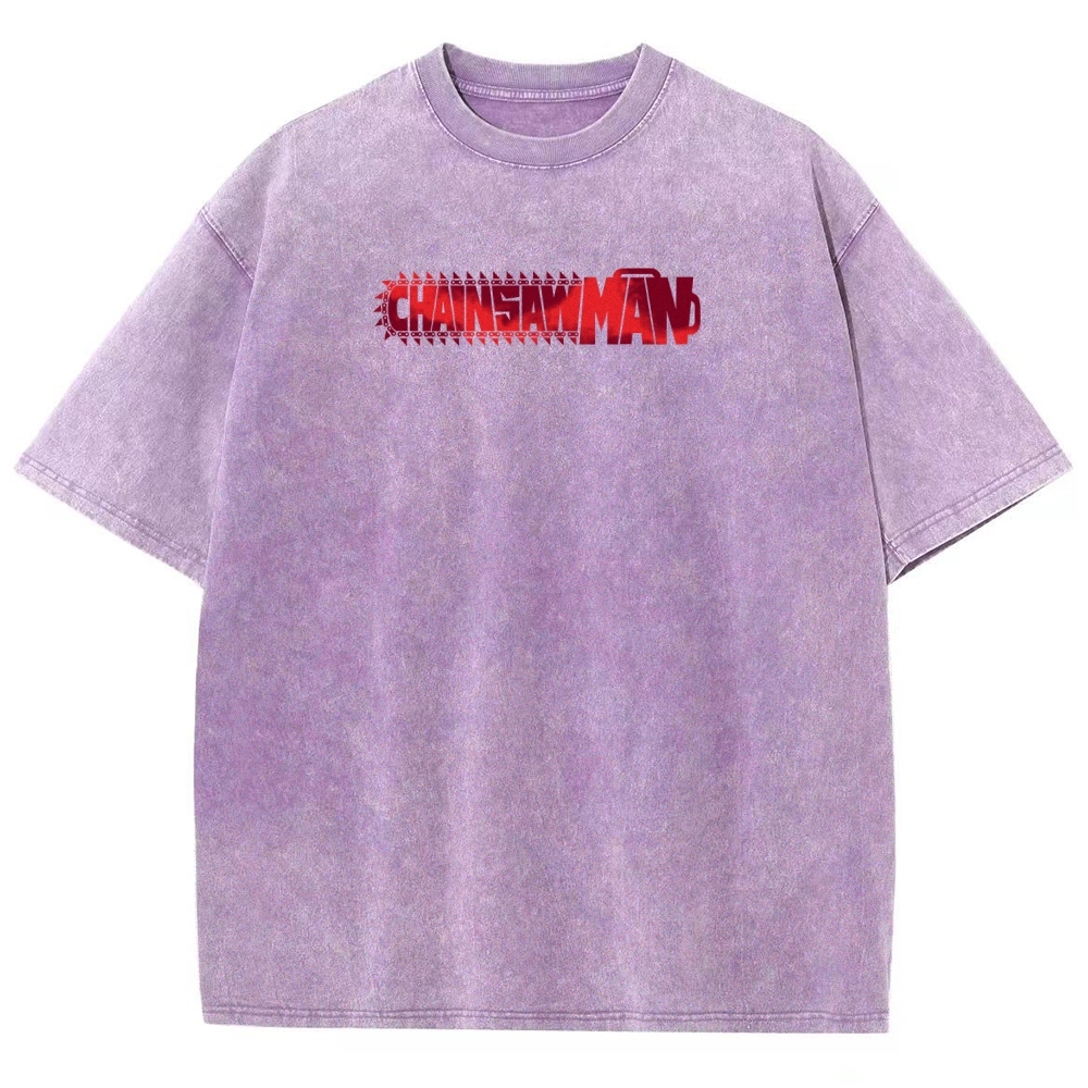Chainsaw Man Unisex Fit Washed T-Shirt