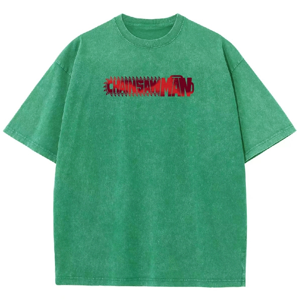 Chainsaw Man Unisex Fit Washed T-Shirt