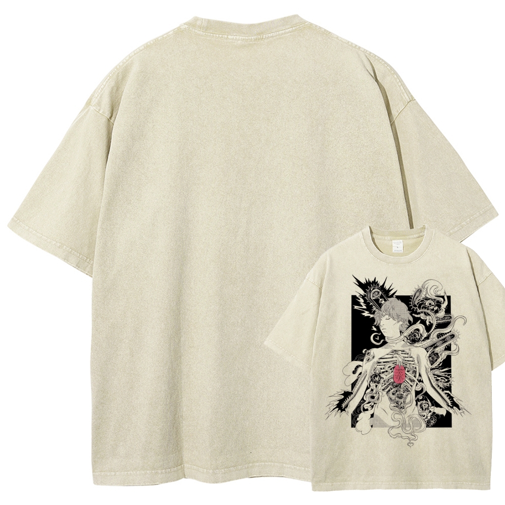 Chainsaw Man Unisex Fit Washed T-Shirt