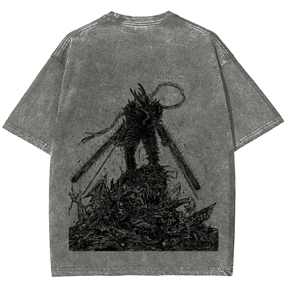 Chainsaw Man Unisex Fit Washed T-Shirt
