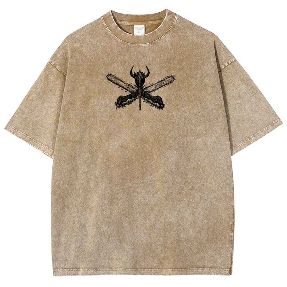 Chainsaw Man Unisex Fit Washed T-Shirt