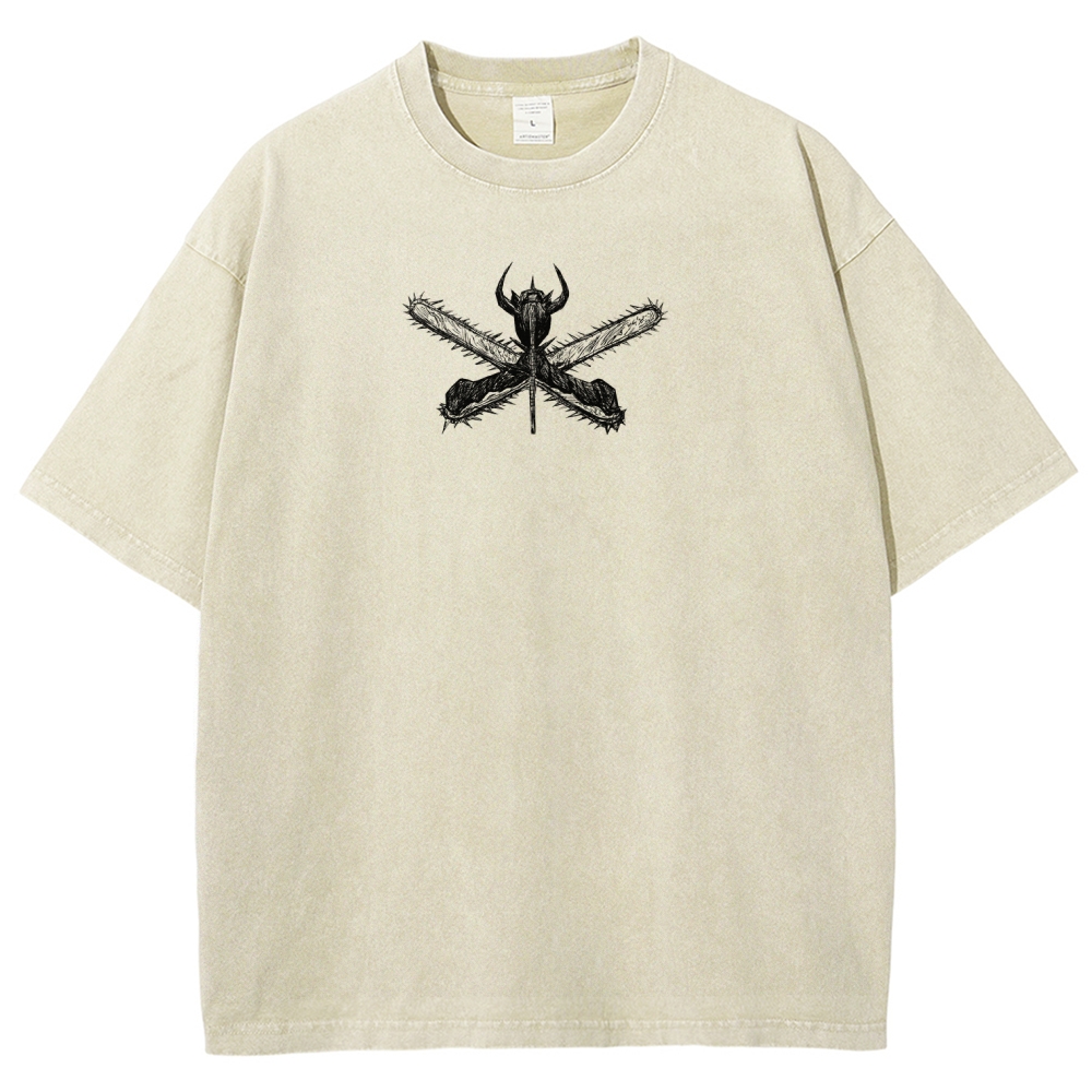 Chainsaw Man Unisex Fit Washed T-Shirt