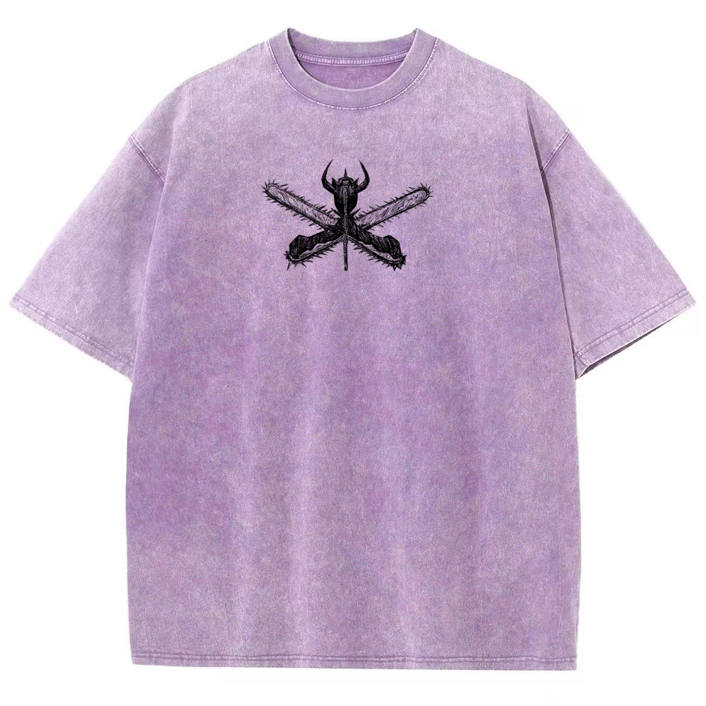 Chainsaw Man Unisex Fit Washed T-Shirt
