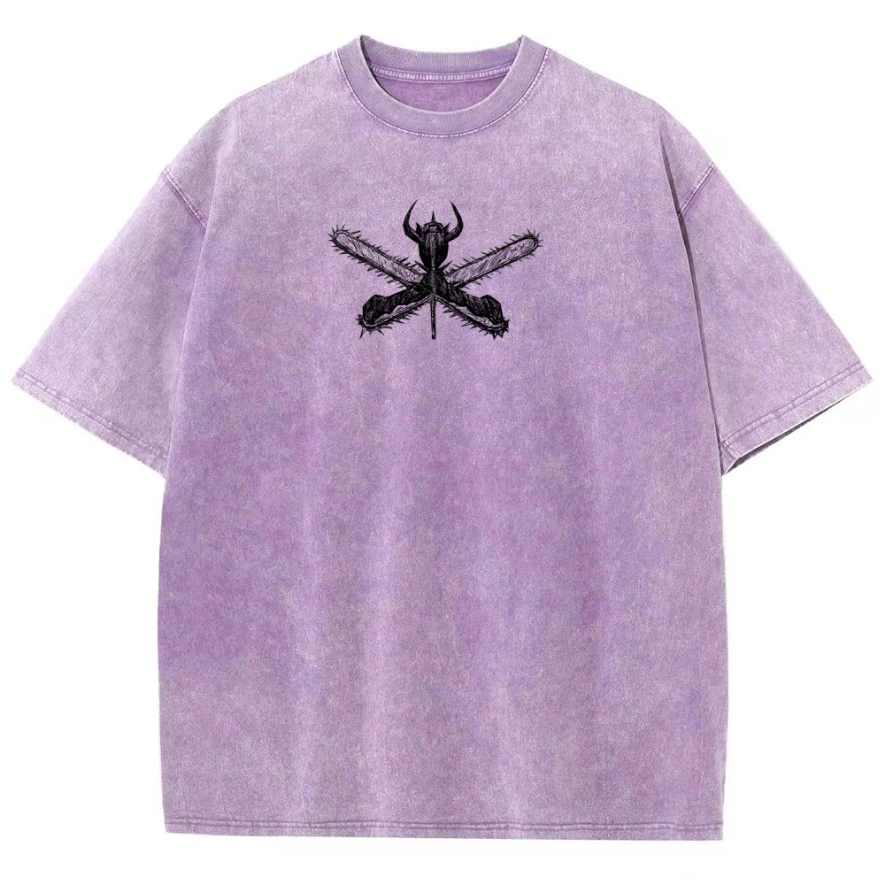 Chainsaw Man Unisex Fit Washed T-Shirt