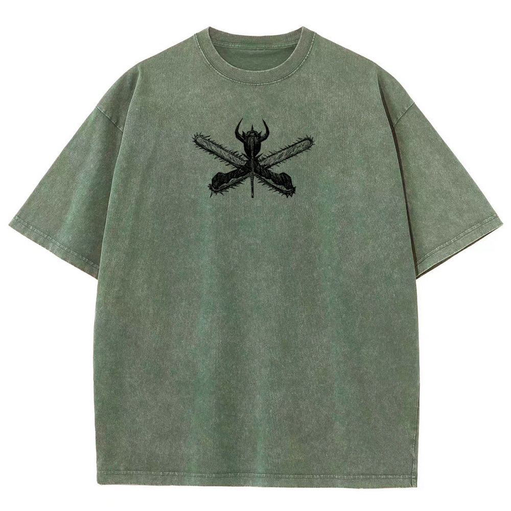 Chainsaw Man Unisex Fit Washed T-Shirt