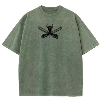 Chainsaw Man Unisex Fit Washed T-Shirt