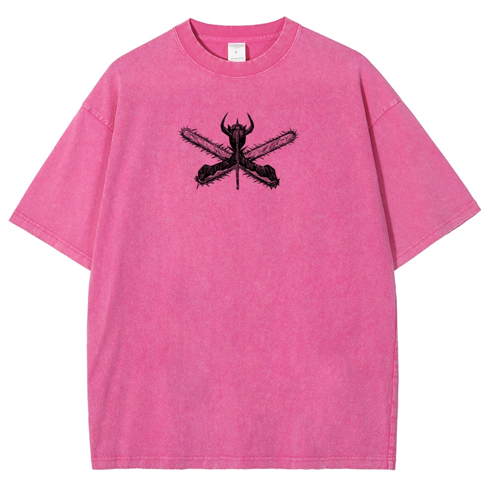 Chainsaw Man Unisex Fit Washed T-Shirt