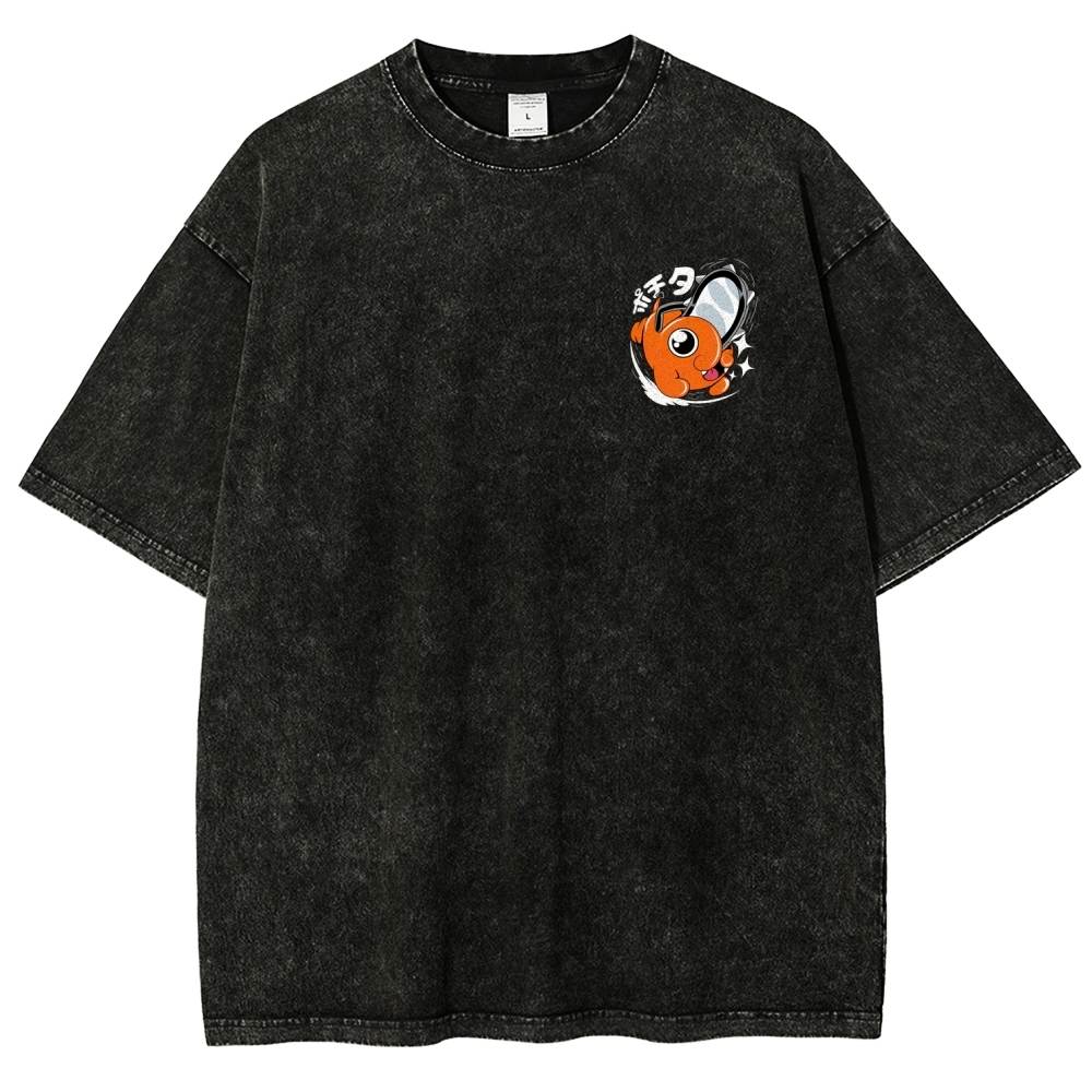 Chainsaw Man Unisex Fit Washed T-Shirt
