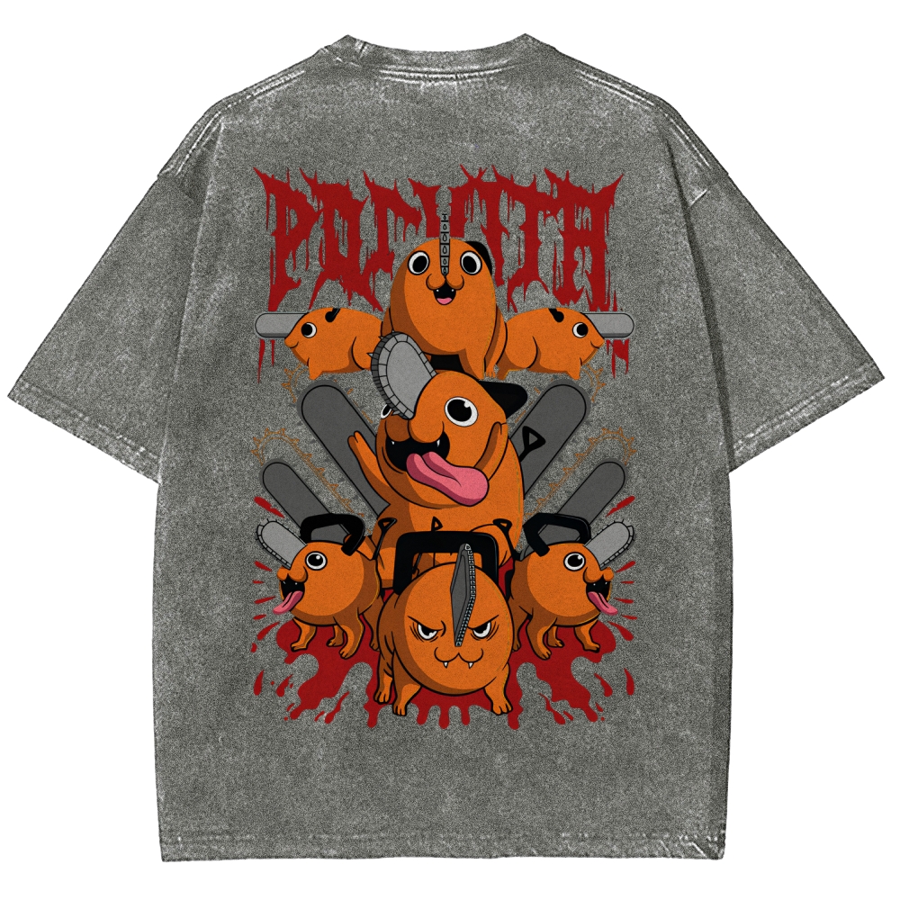 Chainsaw Man Unisex Fit Washed T-Shirt