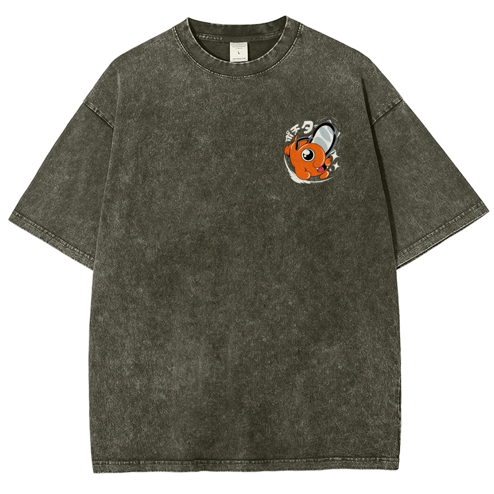 Chainsaw Man Unisex Fit Washed T-Shirt