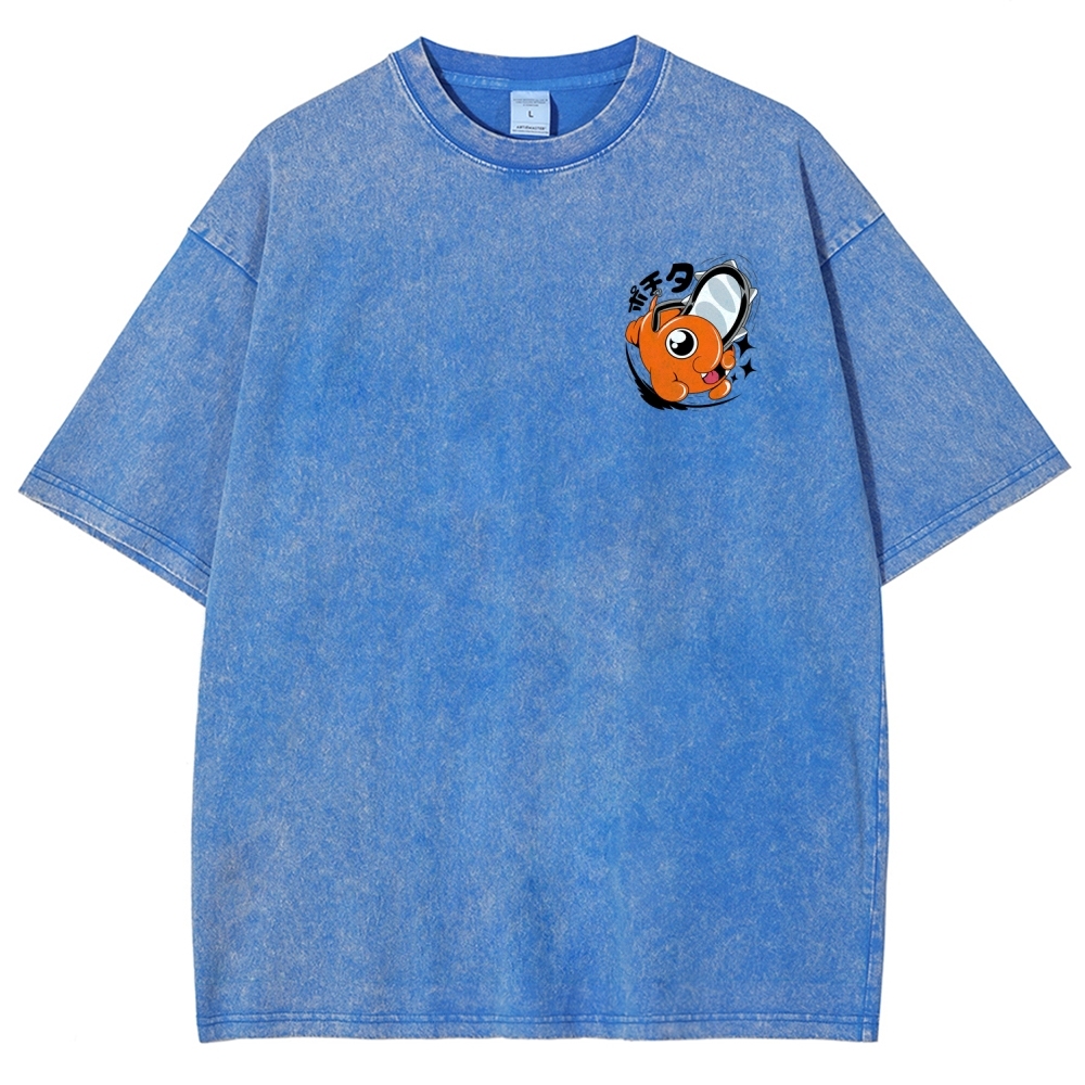 Chainsaw Man Unisex Fit Washed T-Shirt