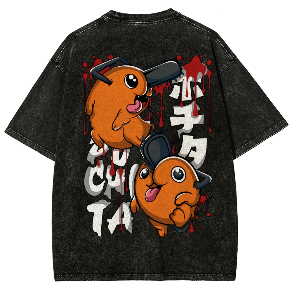 Chainsaw Man Unisex Fit Washed T-Shirt