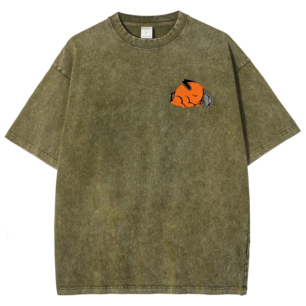 Chainsaw Man Unisex Fit Washed T-Shirt