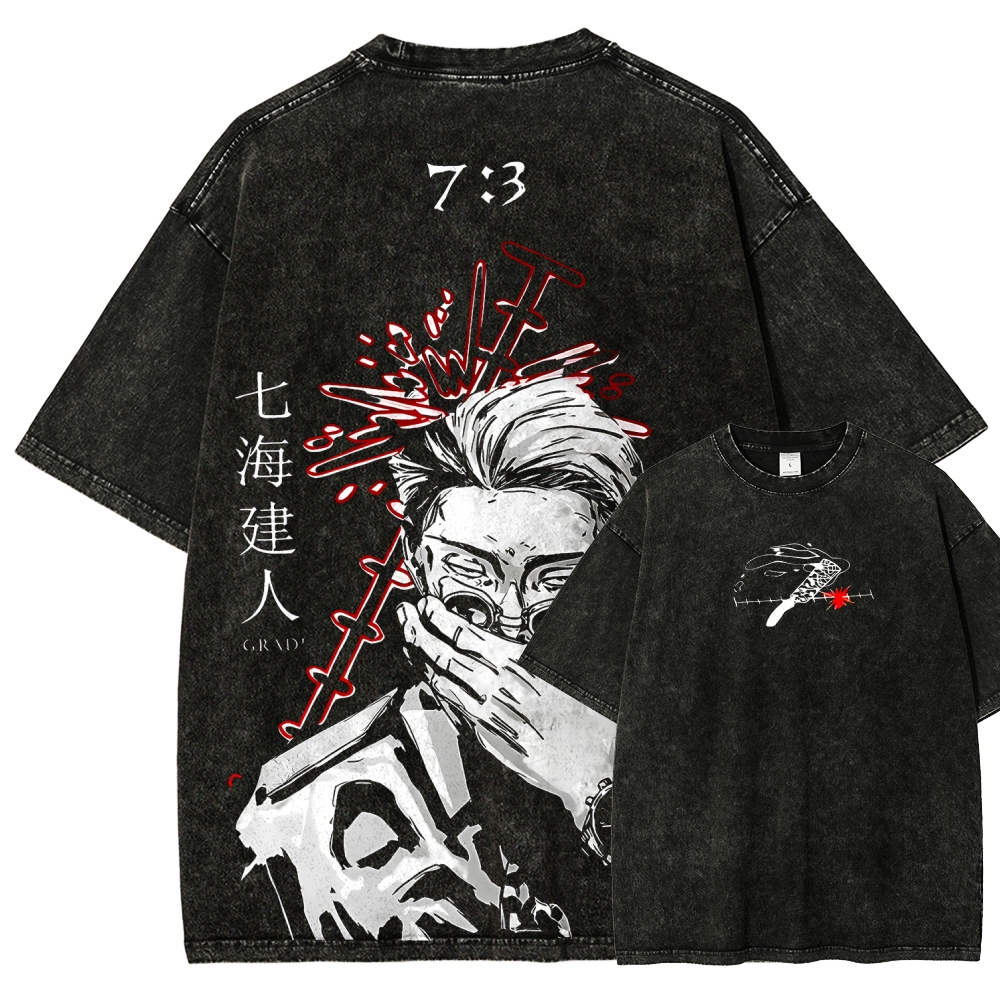 Jujutsu Kaisen Unisex Fit Washed T-Shirt