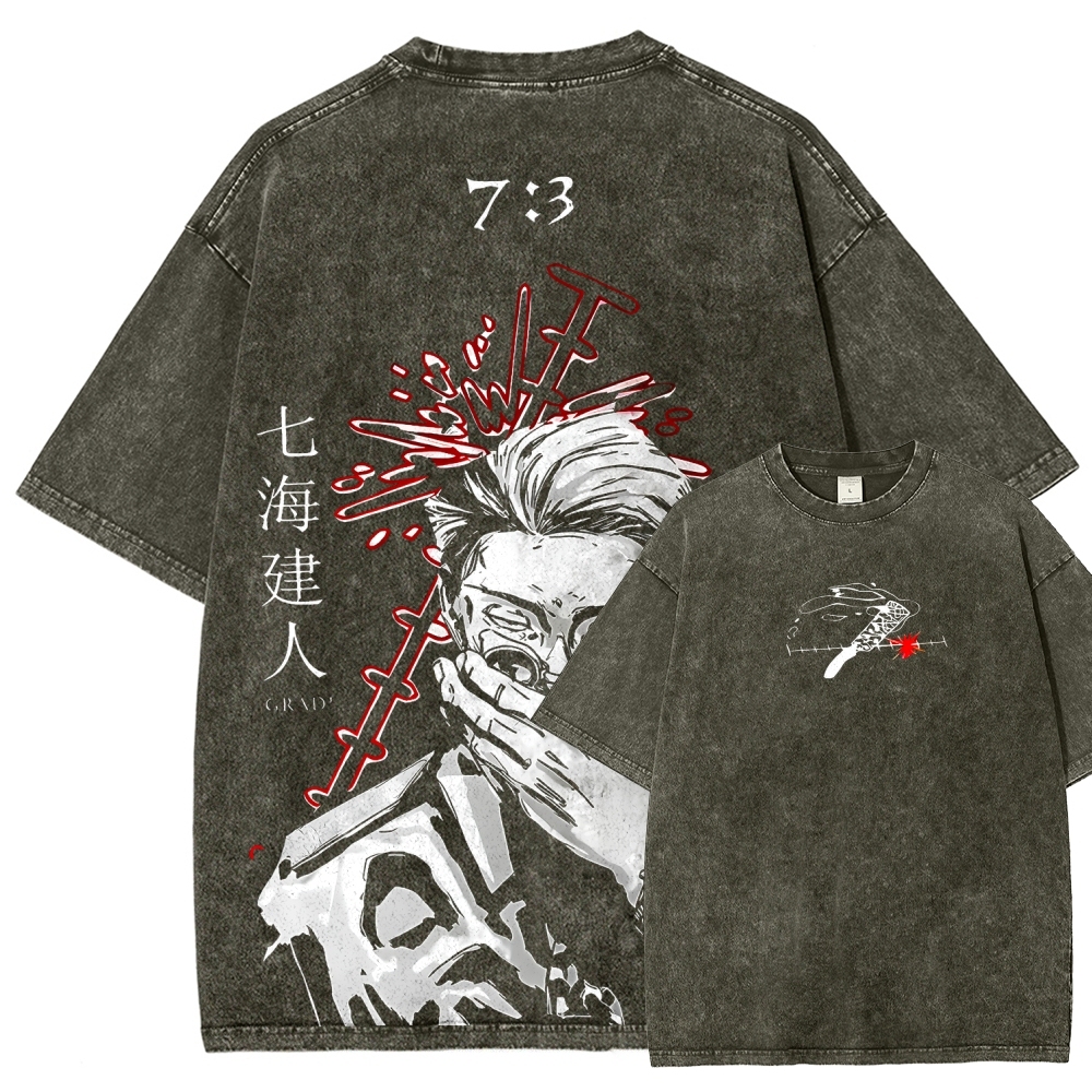 Jujutsu Kaisen Unisex Fit Washed T-Shirt