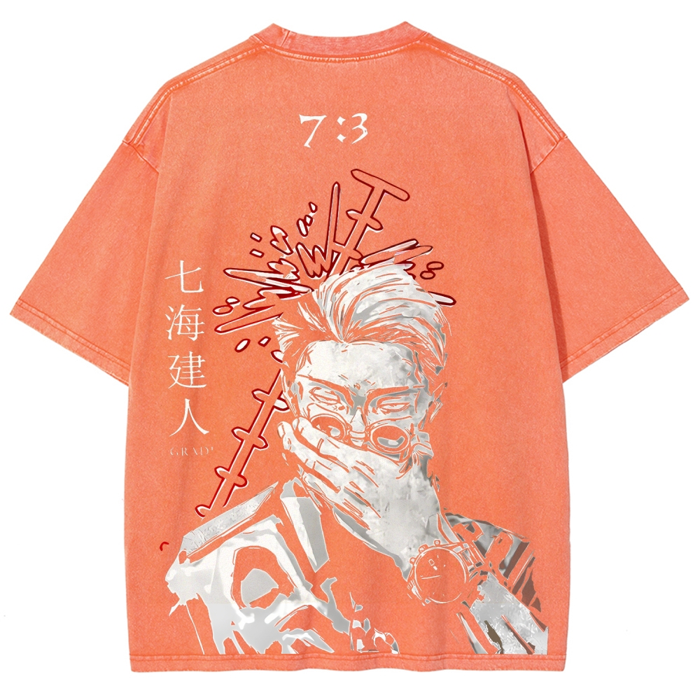 Jujutsu Kaisen Unisex Fit Washed T-Shirt