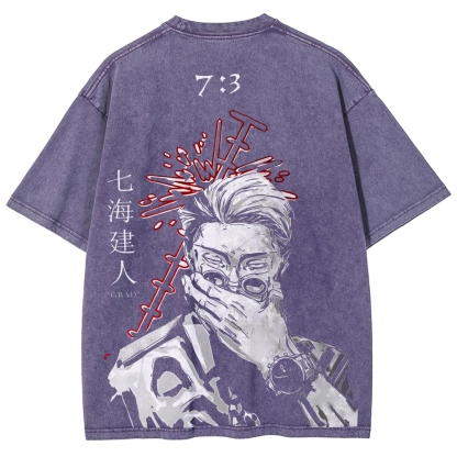 Jujutsu Kaisen Unisex Fit Washed T-Shirt