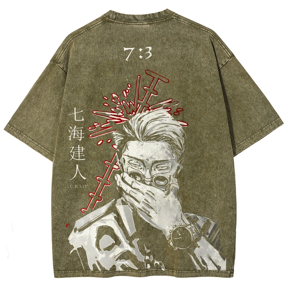 Jujutsu Kaisen Unisex Fit Washed T-Shirt