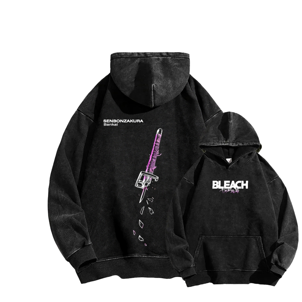 Bleach Unisex washed sweatshirts