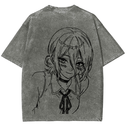 Chainsaw Man Unisex Fit Washed T-Shirt