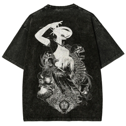 Chainsaw Man Unisex Fit Washed T-Shirt