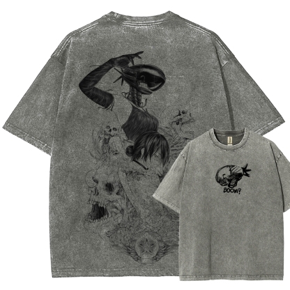 Chainsaw Man Unisex Fit Washed T-Shirt