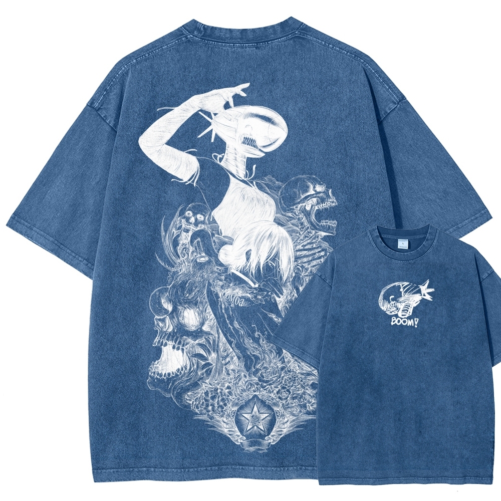 Chainsaw Man Unisex Fit Washed T-Shirt