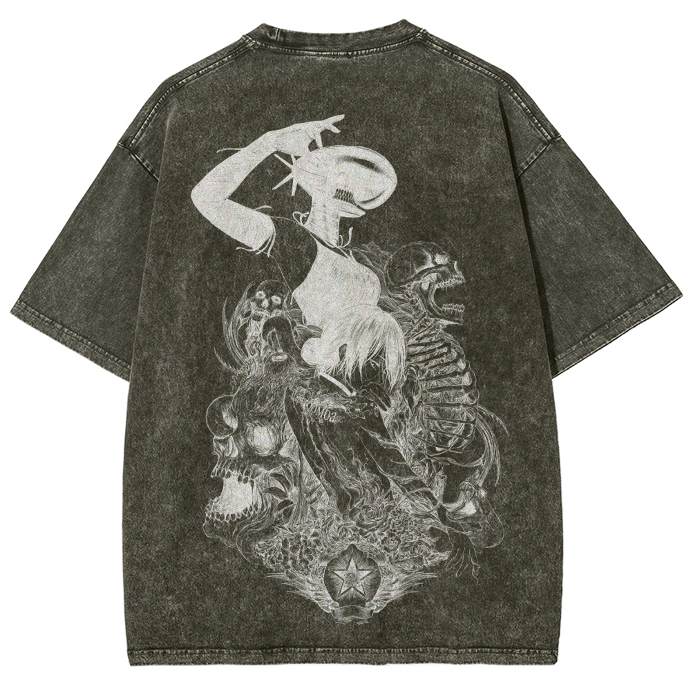 Chainsaw Man Unisex Fit Washed T-Shirt