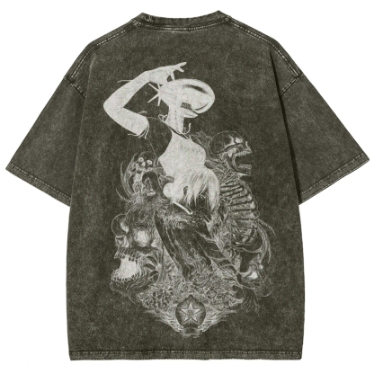 Chainsaw Man Unisex Fit Washed T-Shirt