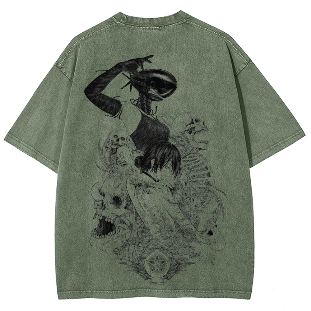 Chainsaw Man Unisex Fit Washed T-Shirt