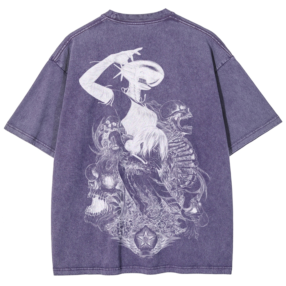 Chainsaw Man Unisex Fit Washed T-Shirt