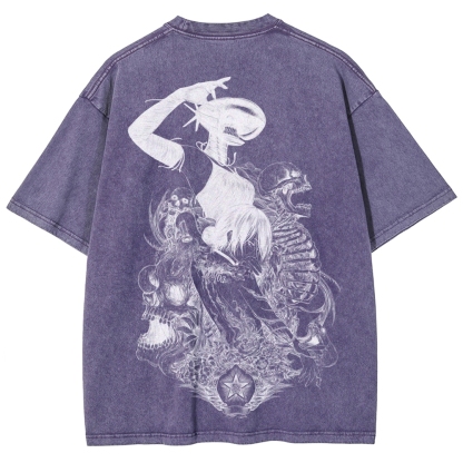 Chainsaw Man Unisex Fit Washed T-Shirt