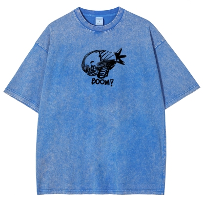 Chainsaw Man Unisex Fit Washed T-Shirt