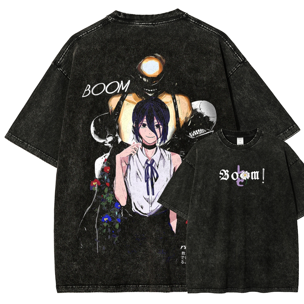 Chainsaw Man Unisex Fit Washed T-Shirt