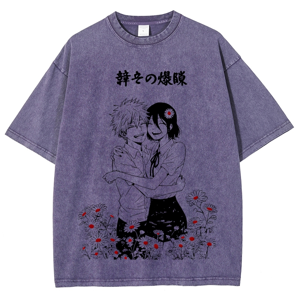 Chainsaw Man Unisex Fit Washed T-Shirt