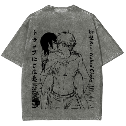 Chainsaw Man Unisex Fit Washed T-Shirt