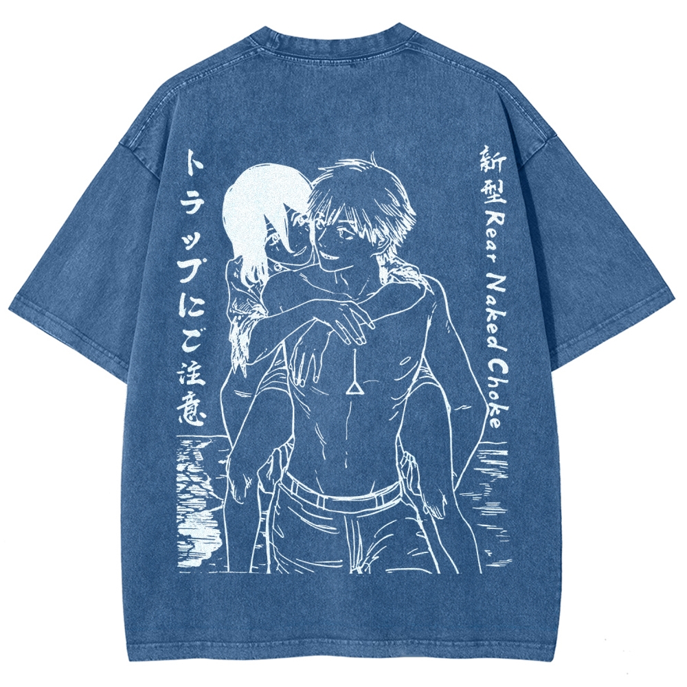Chainsaw Man Unisex Fit Washed T-Shirt