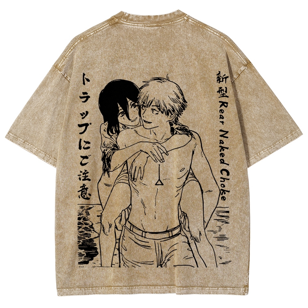 Chainsaw Man Unisex Fit Washed T-Shirt