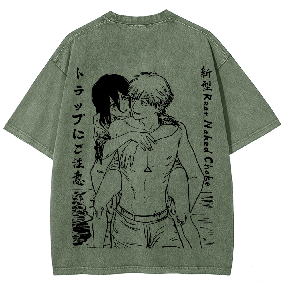 Chainsaw Man Unisex Fit Washed T-Shirt
