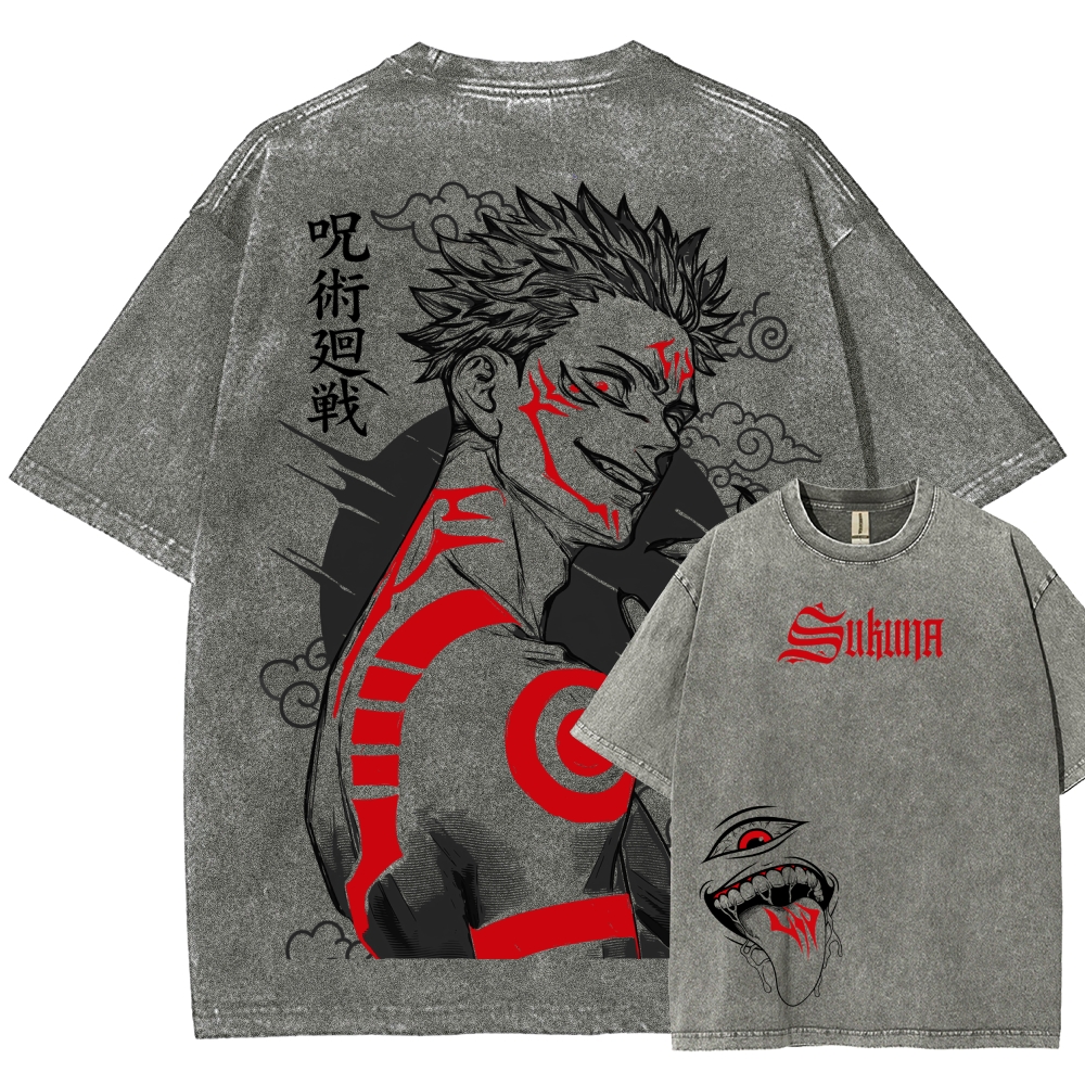 Jujutsu Kaisen Unisex Fit Washed T-Shirt