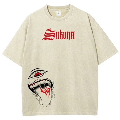 Jujutsu Kaisen Unisex Fit Washed T-Shirt