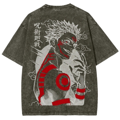 Jujutsu Kaisen Unisex Fit Washed T-Shirt
