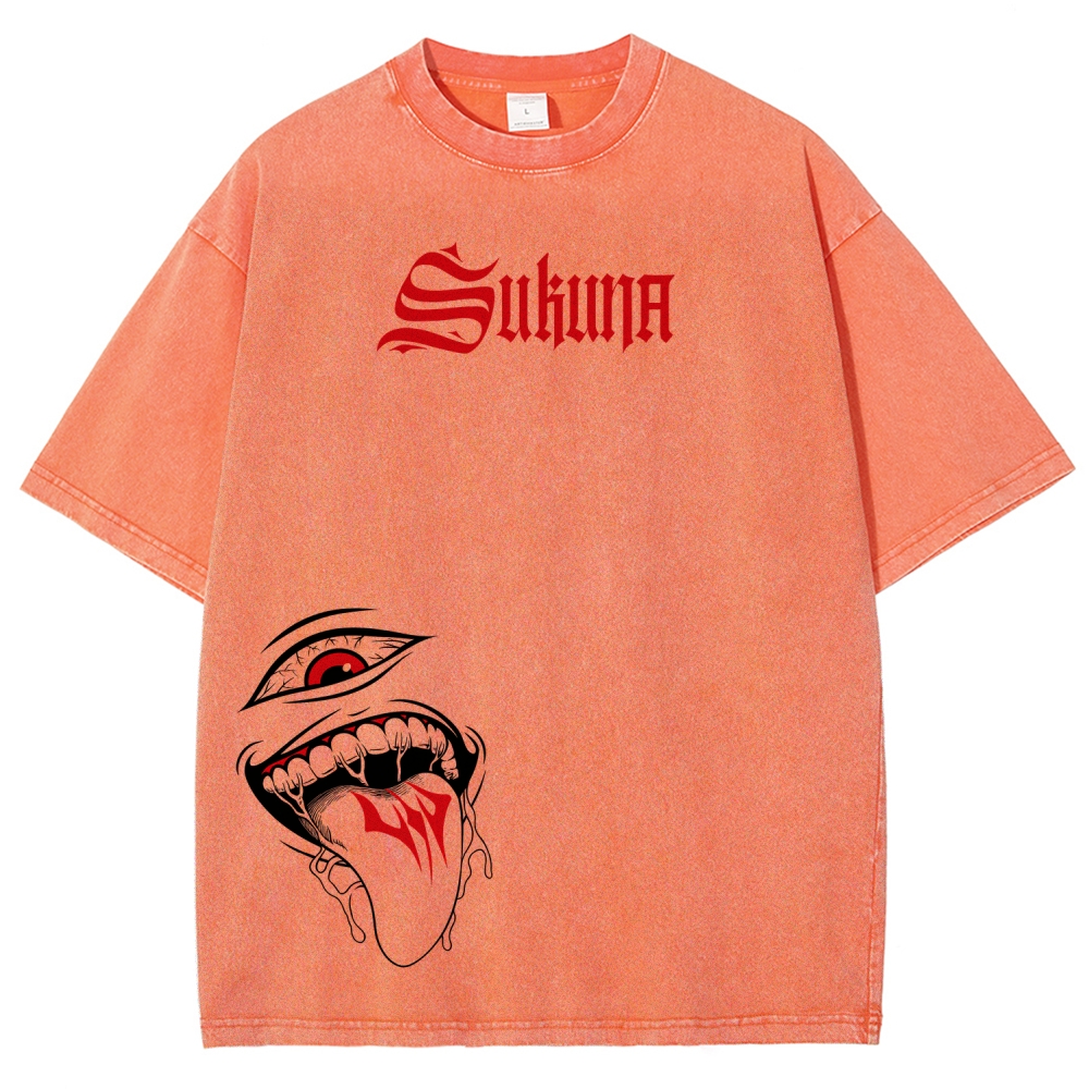 Jujutsu Kaisen Unisex Fit Washed T-Shirt