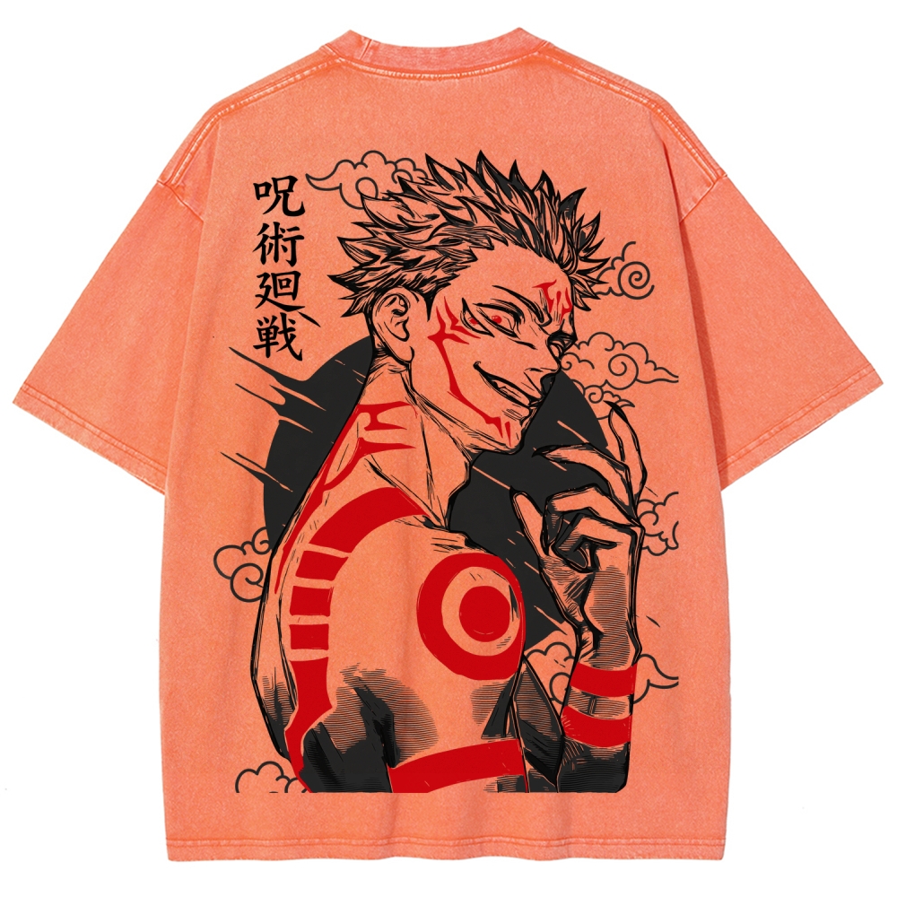 Jujutsu Kaisen Unisex Fit Washed T-Shirt