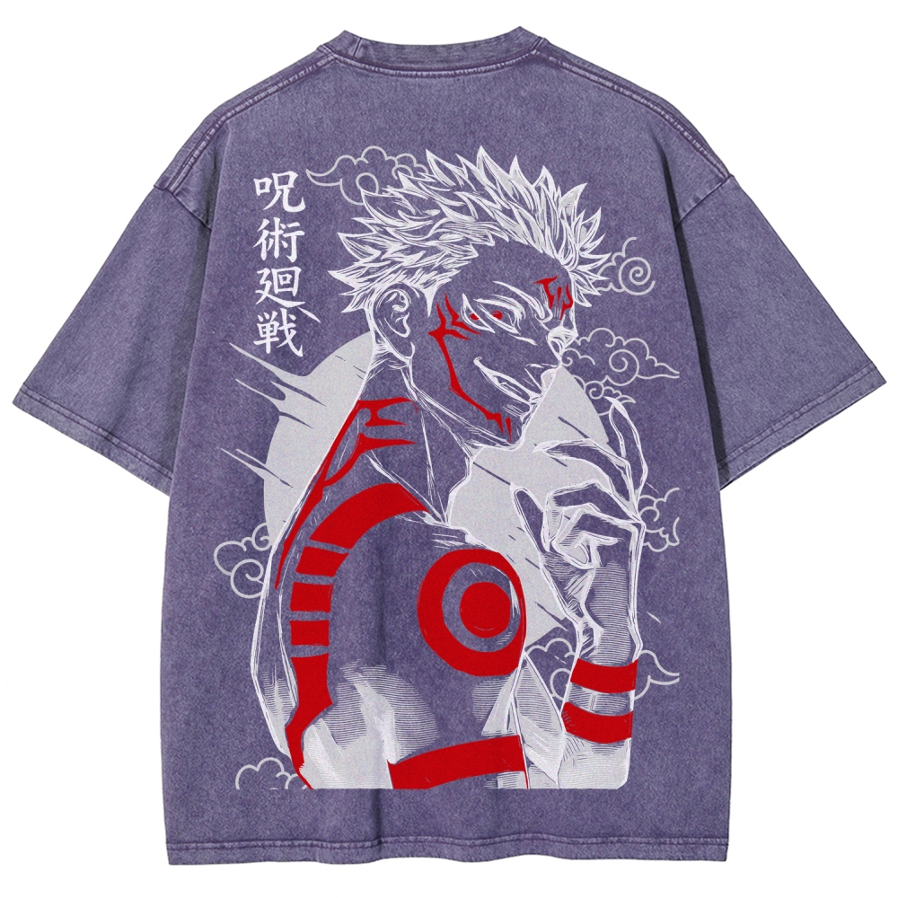 Jujutsu Kaisen Unisex Fit Washed T-Shirt