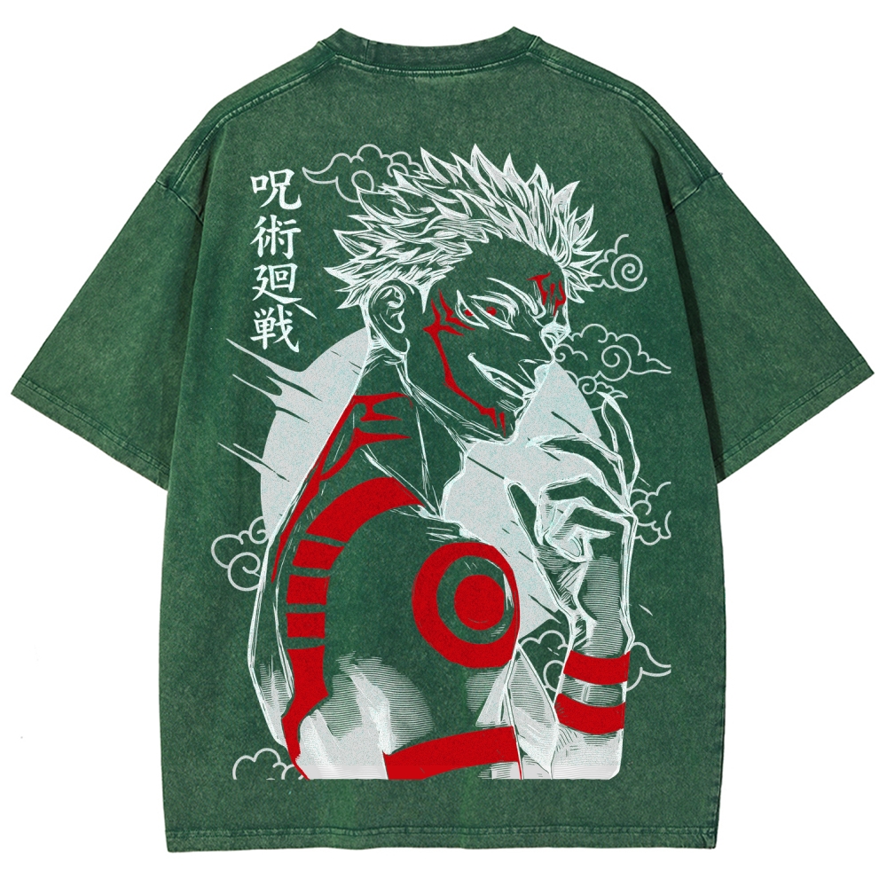 Jujutsu Kaisen Unisex Fit Washed T-Shirt