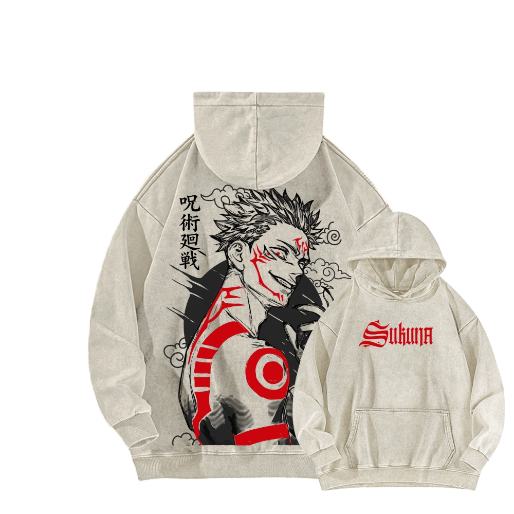 Jujutsu Kaisen Unisex washed sweatshirts
