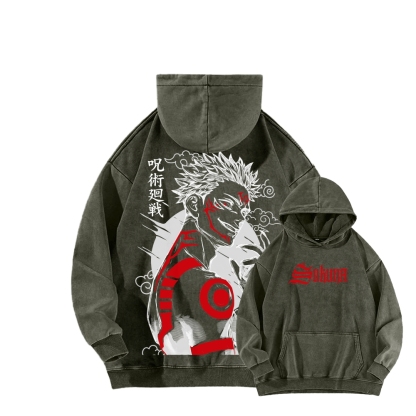 Jujutsu Kaisen Unisex washed sweatshirts